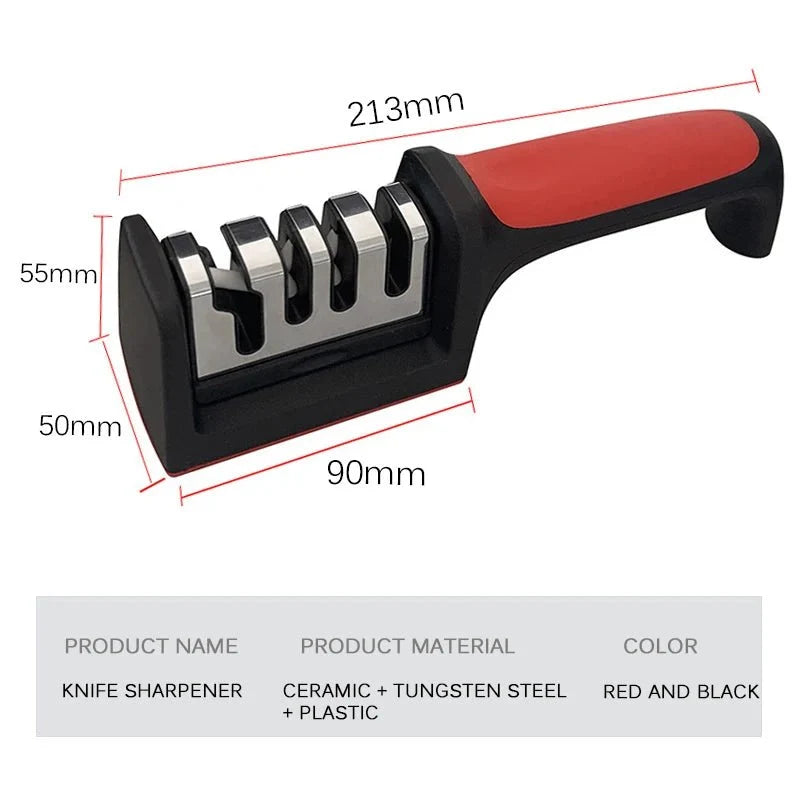 3-Stage Kitchen Knife Sharpener