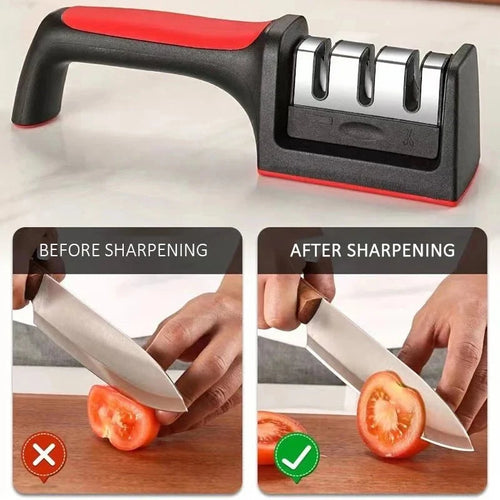 3-Stage Kitchen Knife Sharpener