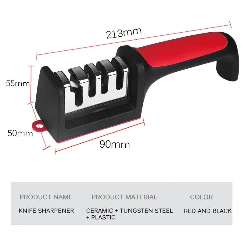 3-Stage Kitchen Knife Sharpener