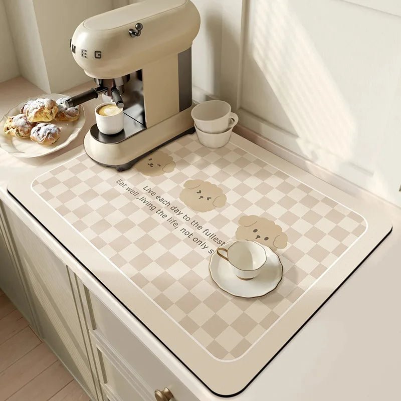 Anti-Slip Kitchen Drying Mat — Super Absorbent & Quick Dry - NovaNest
