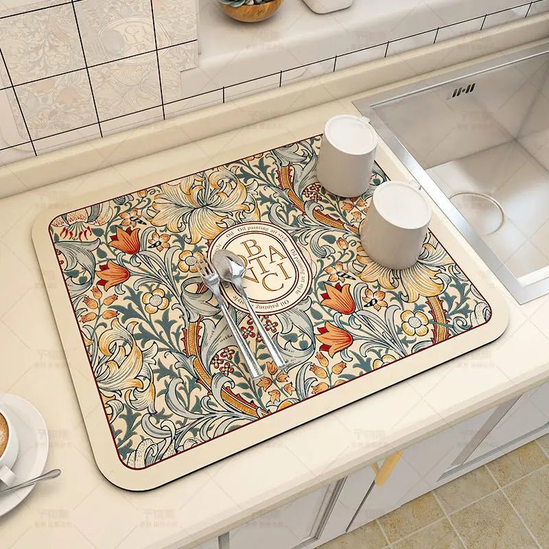 Anti-Slip Kitchen Drying Mat — Super Absorbent & Quick Dry - NovaNest