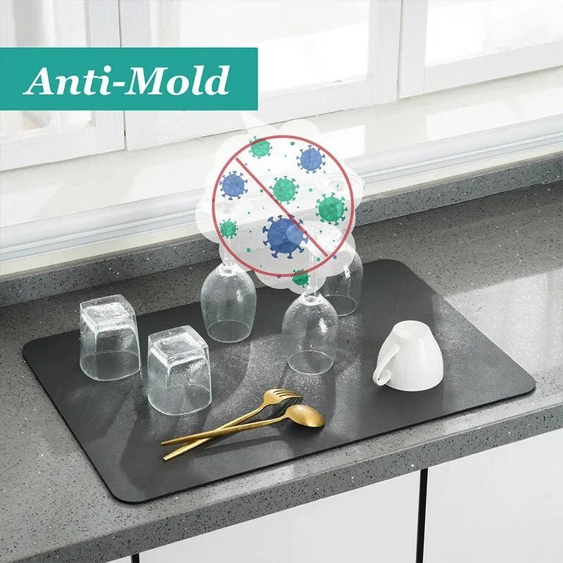 Anti-Slip Kitchen Drying Mat — Super Absorbent & Quick Dry - NovaNest