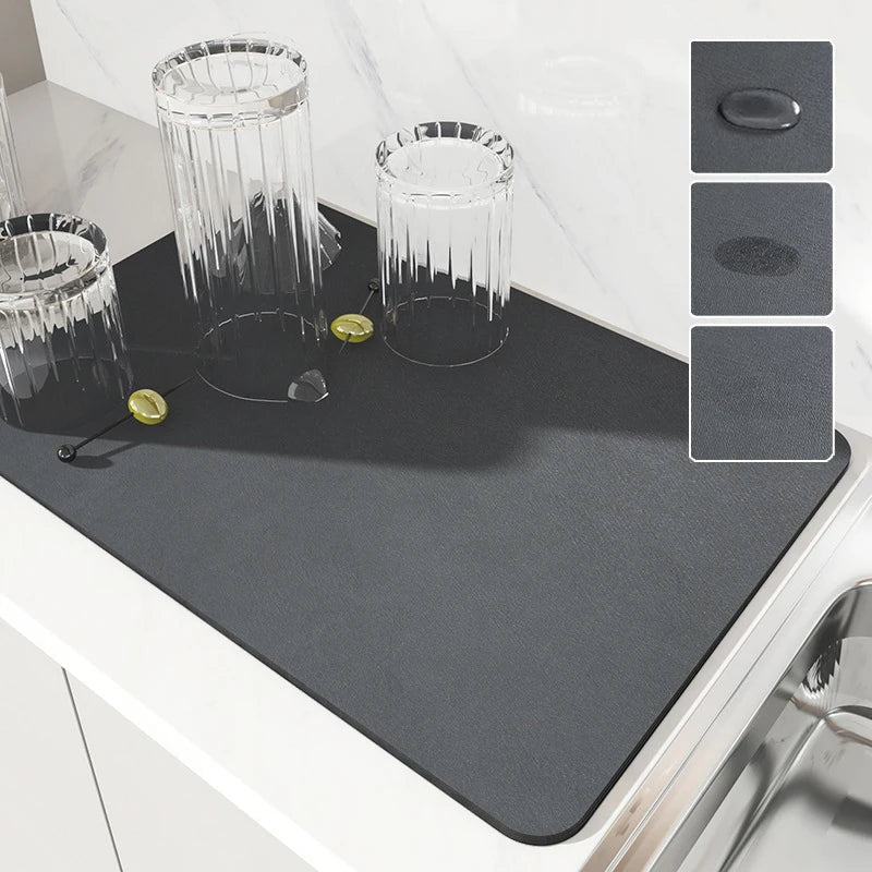 Anti-Slip Kitchen Drying Mat — Super Absorbent & Quick Dry - NovaNest