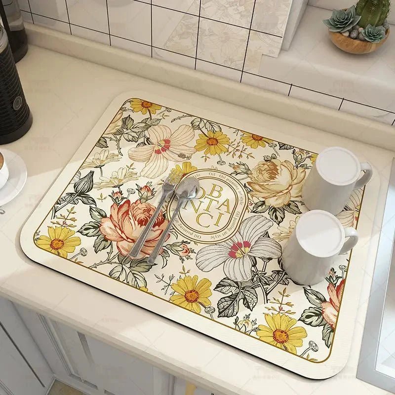 Anti-Slip Kitchen Drying Mat — Super Absorbent & Quick Dry - NovaNest