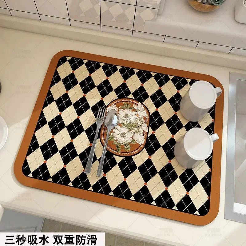 Anti-Slip Kitchen Drying Mat — Super Absorbent & Quick Dry - NovaNest