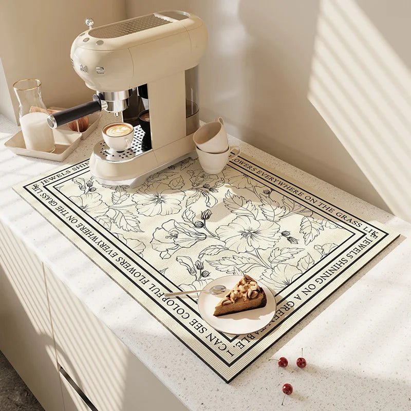 Anti-Slip Kitchen Drying Mat — Super Absorbent & Quick Dry - NovaNest