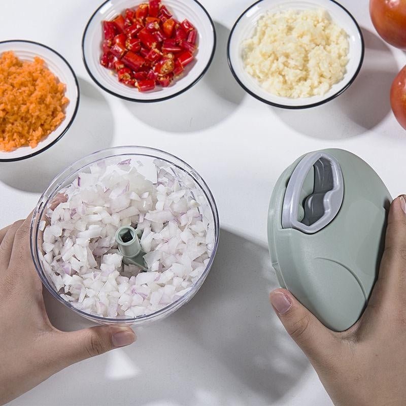 Manual Garlic & Vegetable Chopper - NovaNest