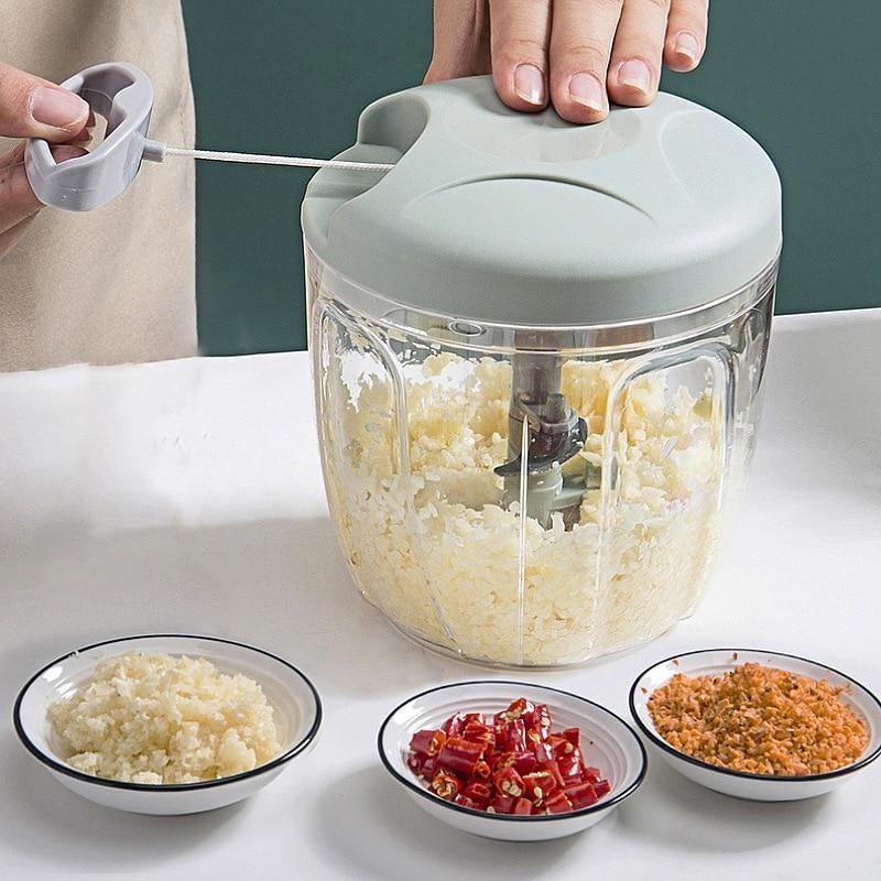 Manual Garlic & Vegetable Chopper - NovaNest
