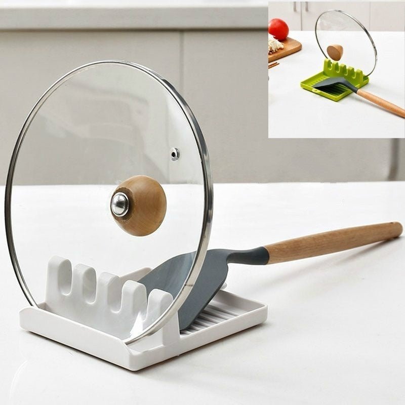 Non-Slip Kitchen Utensil Holder — Spoon & Spatula Rack - NovaNest