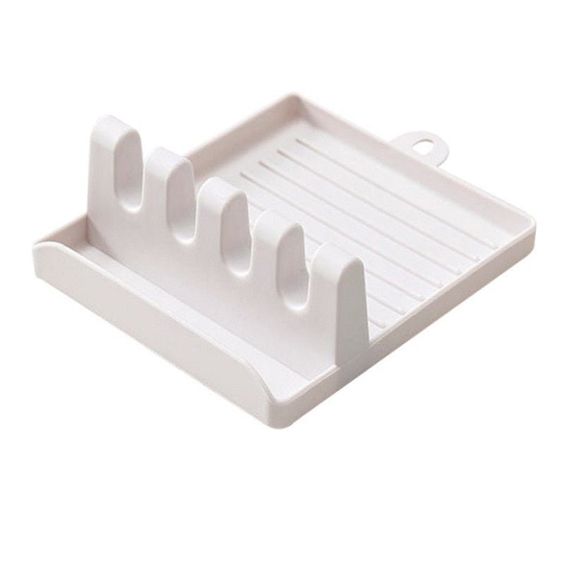 Non-Slip Kitchen Utensil Holder — Spoon & Spatula Rack - NovaNest