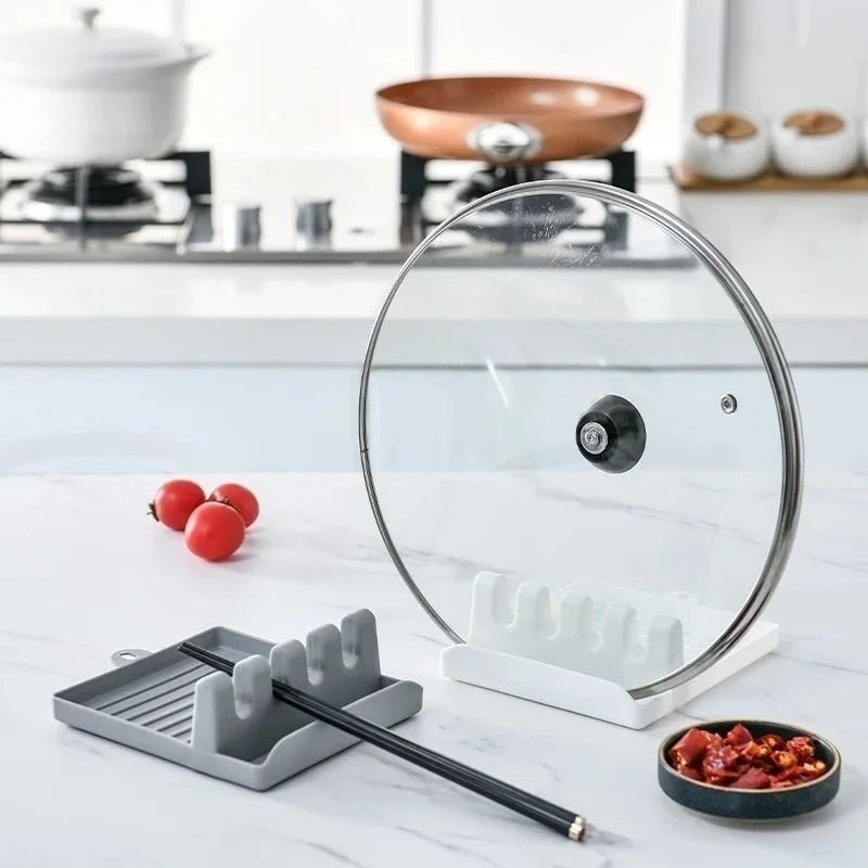 Non-Slip Kitchen Utensil Holder — Spoon & Spatula Rack - NovaNest