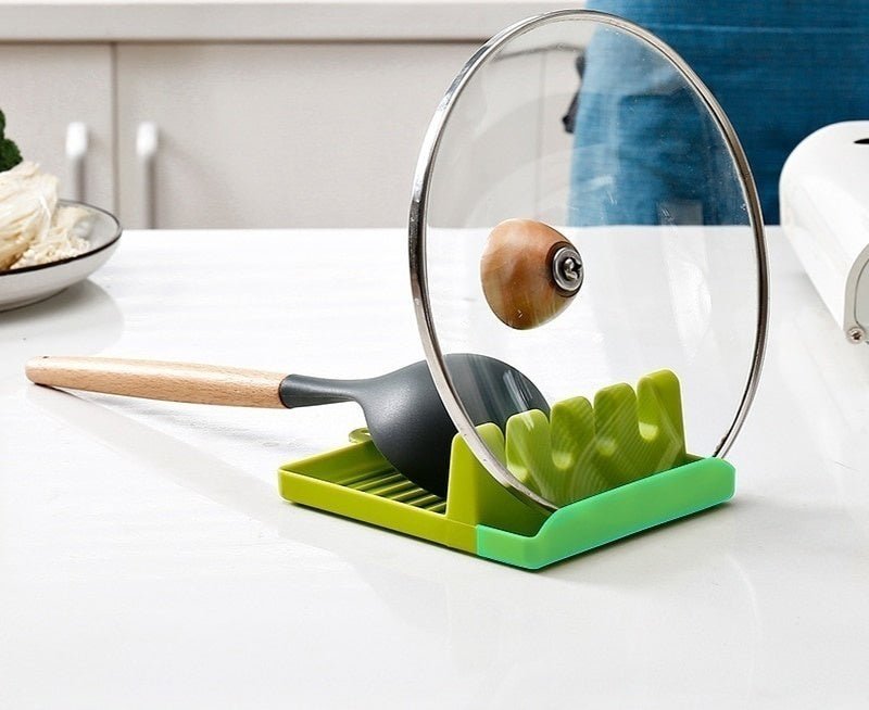 Non-Slip Kitchen Utensil Holder — Spoon & Spatula Rack - NovaNest