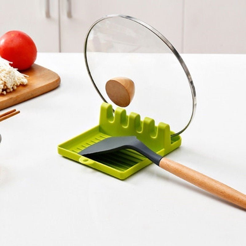 Non-Slip Kitchen Utensil Holder — Spoon & Spatula Rack - NovaNest