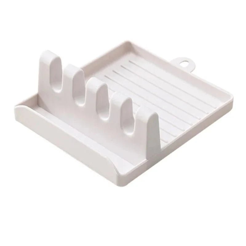Non-Slip Kitchen Utensil Holder — Spoon & Spatula Rack - NovaNest