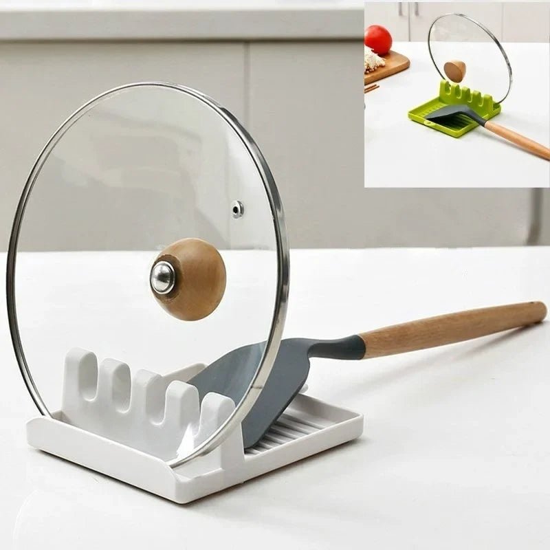 Non-Slip Kitchen Utensil Holder — Spoon & Spatula Rack - NovaNest