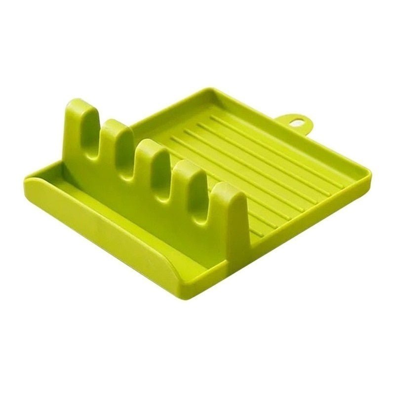 Non-Slip Kitchen Utensil Holder — Spoon & Spatula Rack - NovaNest
